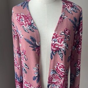 Warehouse One Floral Cardigan